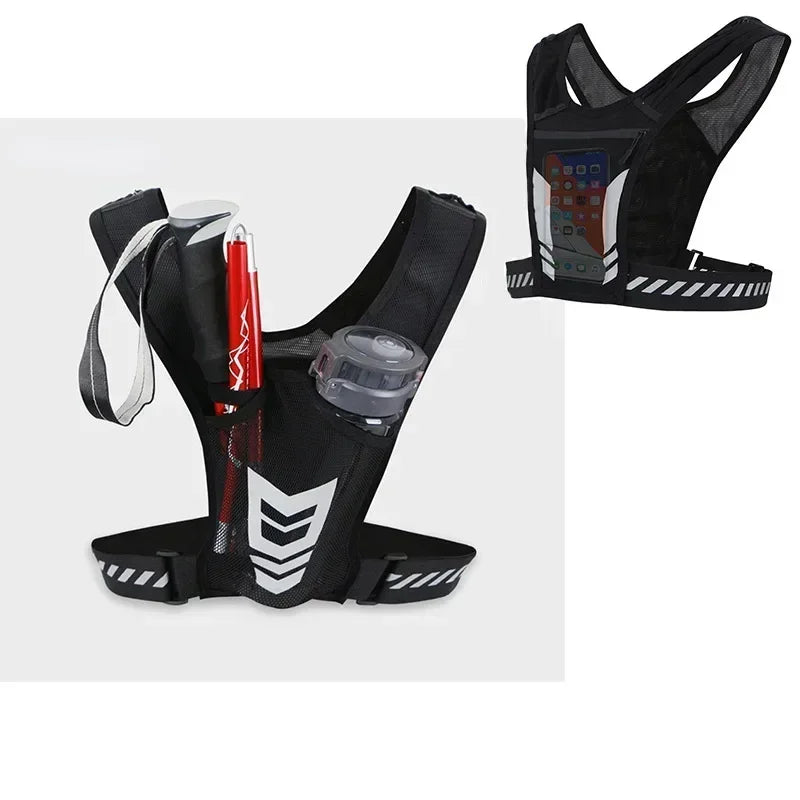 RunLite Pro - Colete de Corrida Respirável Ultra Leve com 4 Bolsos [LEVE TUDO O QUE PRECISA, MENOS O PESO]