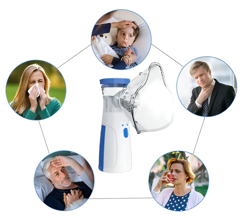 Nebulizador Silencioso Portátil - PureAir [ALÍVIO RÁPIDO EM QUALQUER LUGAR]